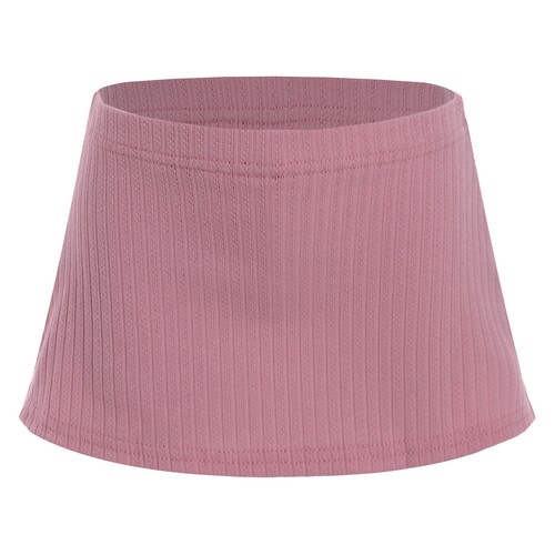 Girls Teamwear Ballet Skort Running Skirts Athletic Sides Slit Exercise Ribbed - Picture 24 of 69