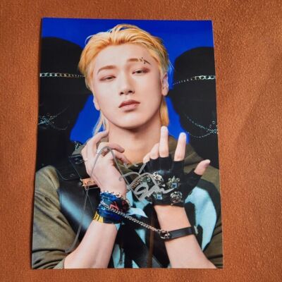 ATEEZ ateez SAN Autographed Signed Photo 5*7 K-POP Collection