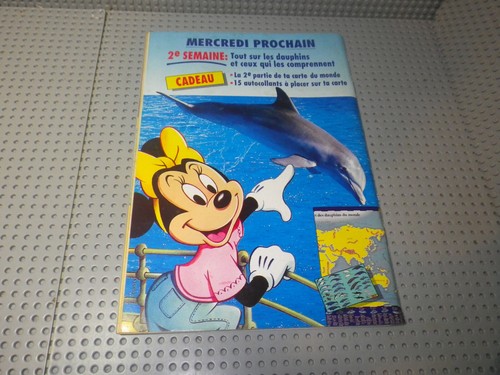 Le Journal de Mickey #2133 - Mai 1993 - Supplément Carte du monde + autocollants - Picture 5 of 5
