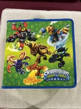 Skylanders Swap Force Large Green Blue 32 Figure Carrying Storage Display Case