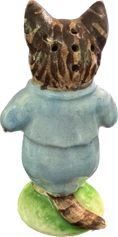 Vintage Beatrix Potter Figurine S or P shaker Tom Kitten Japan