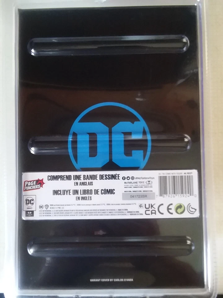 Punzonadores de páginas DC Direct: MR. Figura FREEZE 7" con cómic exclusivo de Batman! Foto 2 de 2