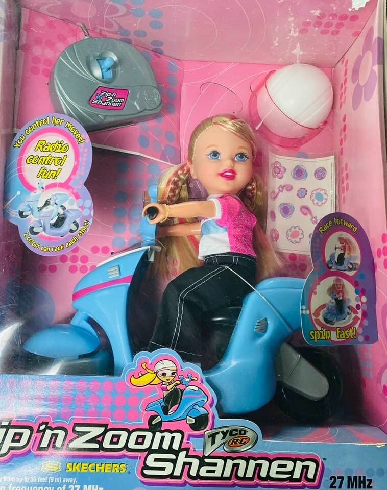 Tyco RC Mattel Zip'n Zoom Shannen Doll Scooter Remote NEW IN THE