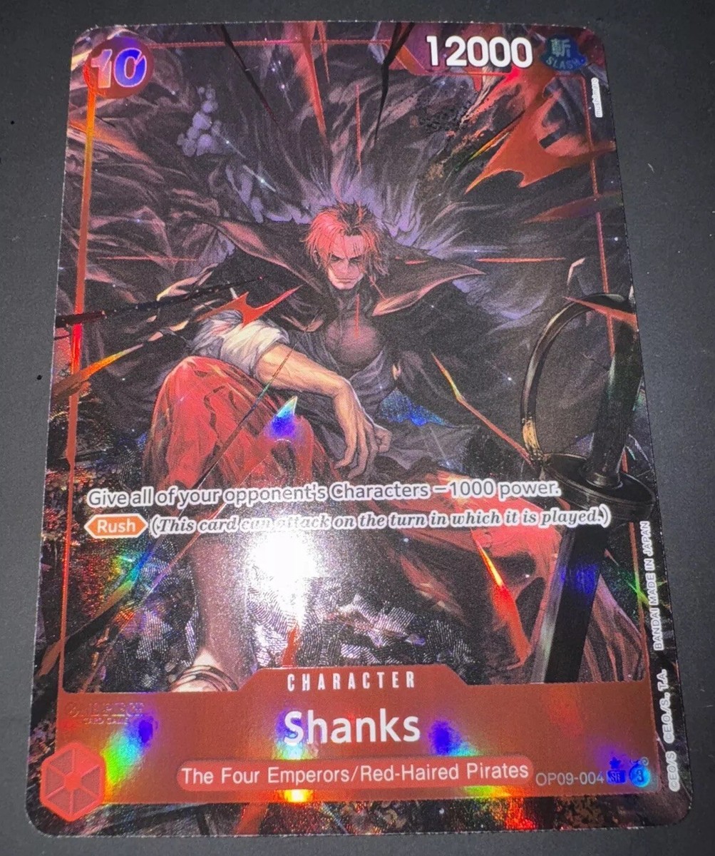 One Piece OP09 Shanks Alt Art | eBay