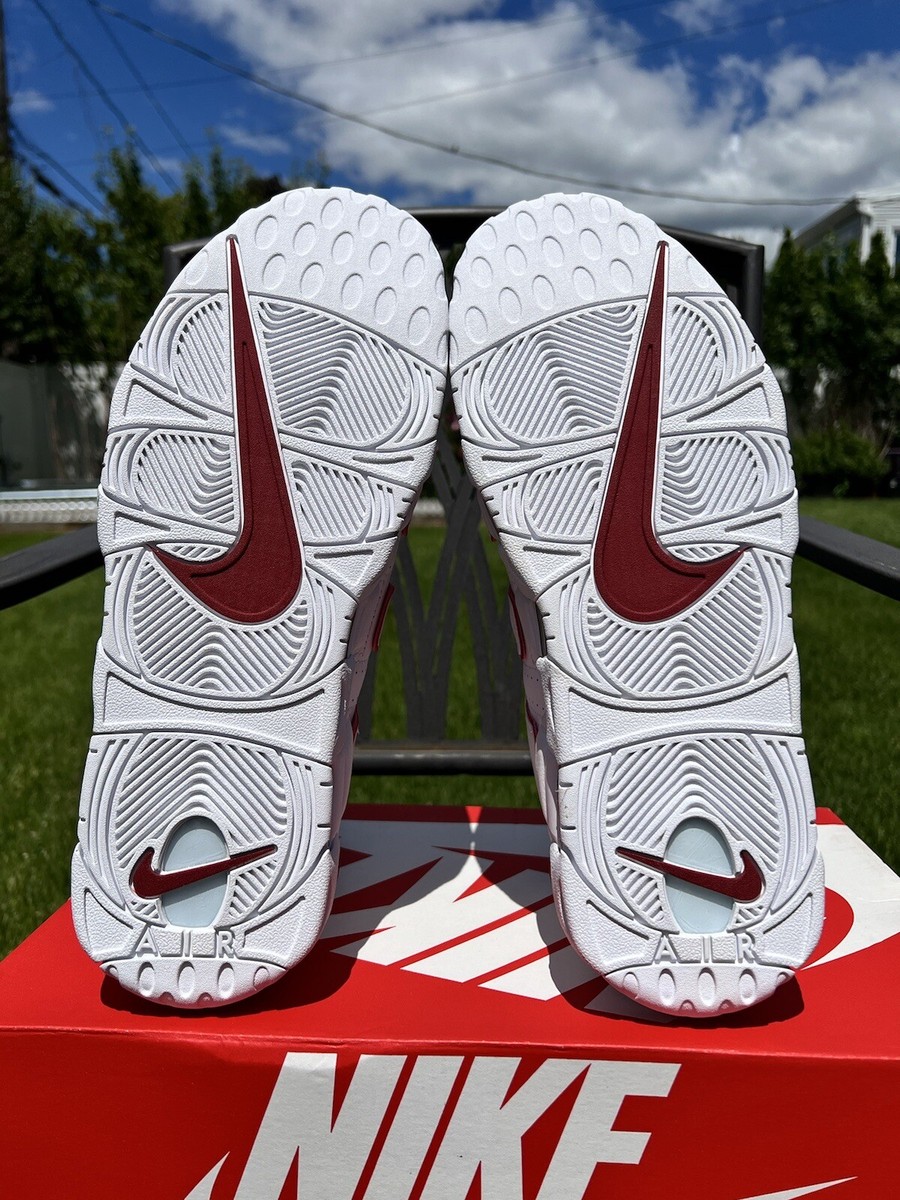 Nike Air More Uptempo '96 2021 White Varsity Red 921948-102 Size