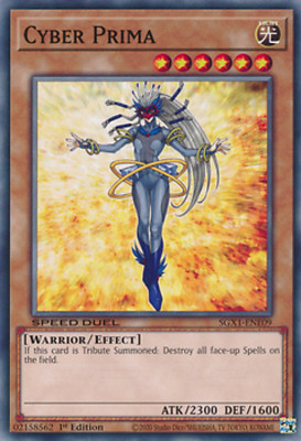 Cyber Prima SGX1-ENE09 N/ Mint 1st YUGIOH Card