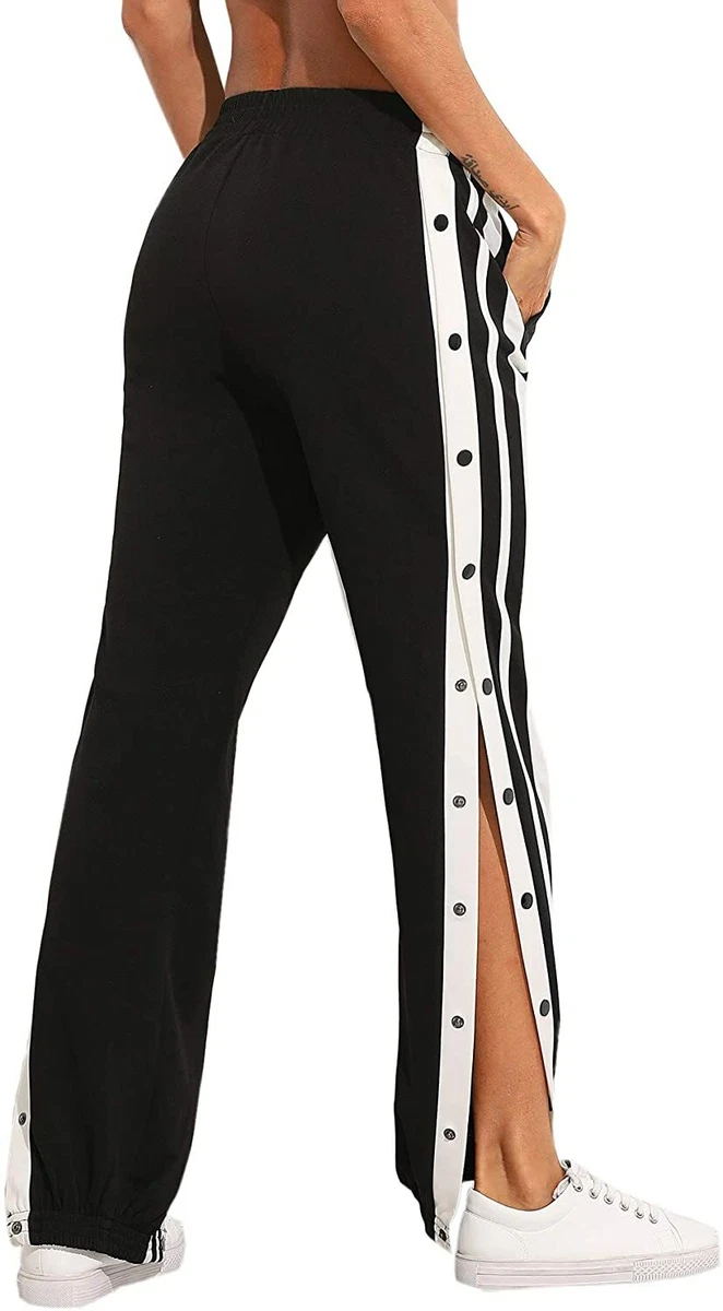 Side snap pants hotsell womens