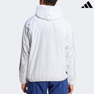 ウォーキング・ランニングウェア Adidas Jacket Men's Gym+3S WNDBREAK Adidas Essential 3S Windbreaker Men's Running Jacket Sports