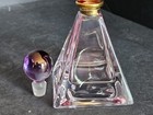Pink Perfume Pyramid Bottle with Purple Stopper — photo 7