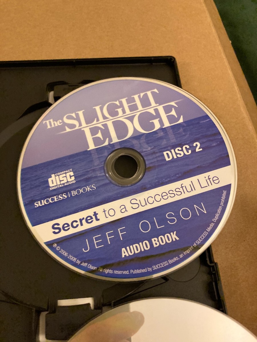 The Slight Edge By Jeff Olson (3 Audio CDs) Secret To A Successful