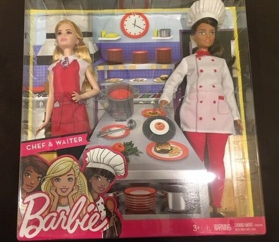 Barbie Chef + Camarero