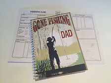A5 PERSONALISED FISHING LOG/RECORD BOOK/ PERSONALISED FISHING JOURNAL GIFT/02