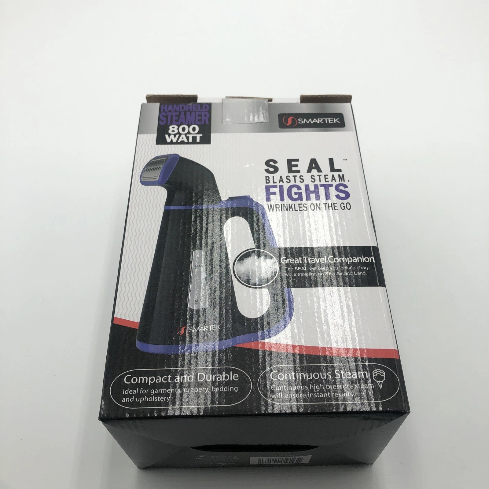 Smartek Handheld Clothes Steamer Compact New Open Box 800 Watt Travel DeWrinkle