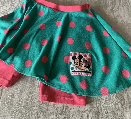 Vintage 80’s Walt Disney Mickey & Minnie Skirt skort, shorts Girl's 6x Rare - Picture 11 of 19