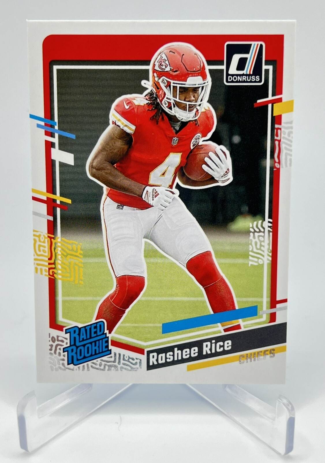 2023 Panini Donruss Rashee Rice Rated Rookie Kansas City Chiefs #350
