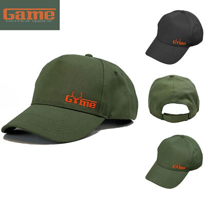 Baseballmütze mit gesticktem Logo von Wild | Jagd Camping Baumwolle Skip Mütze