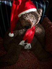 Magomora Teddy B&auml;r Stofftier Kuscheltier Weihnachtsteddy