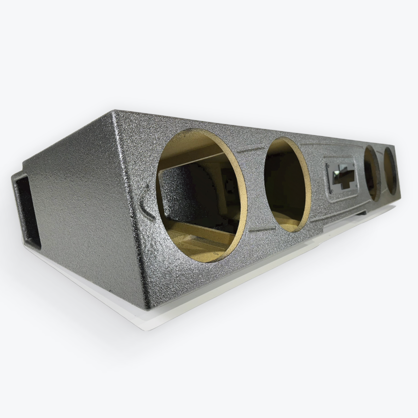 Subwoofer Rectangular Silverado Sierra 07-18 Crew Cab Subwoofer Box Enclosure 4x8 Ported ...