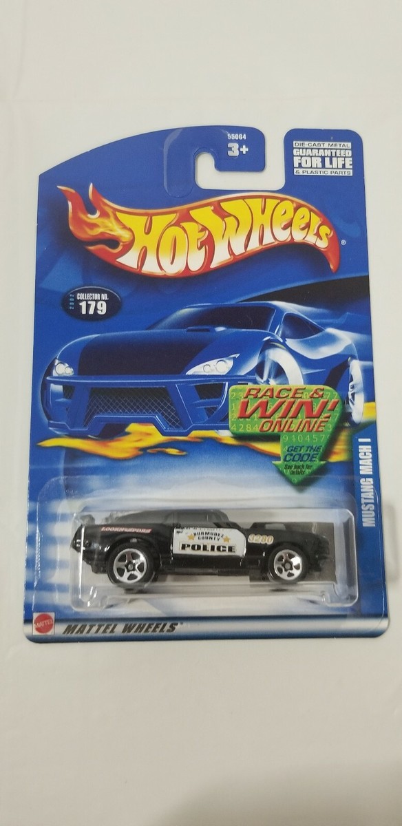 Hot Wheels Ford Mustang Mach I Bermudez County Police #198 1:64