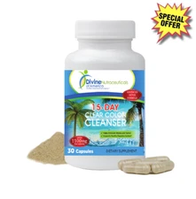 COLON CLEANSE "FAST ACTING" Natural Laxative Constipation Bowel Relief with Aloe