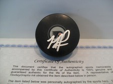 Mike Ricci Autographed Signed Philadelphia Flyers Puck COA  Very Nice Autograph