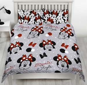 Disney Minnie Mouse Cute Double Duvet Bedding Set Ebay