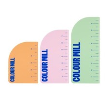 Raschietto per torte acrilico colore mulino copertura seriale crema burro glassa con impugnatura 3 misure