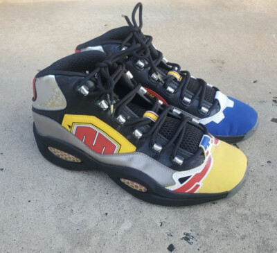 Reebok Power Rangers Question Mid Megazord GY0590 Basketball Sneakers - SZ 10