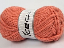 4-Skein Lot Atlas Superbulky Yarn Acrylic 4x100g/65m Salmon