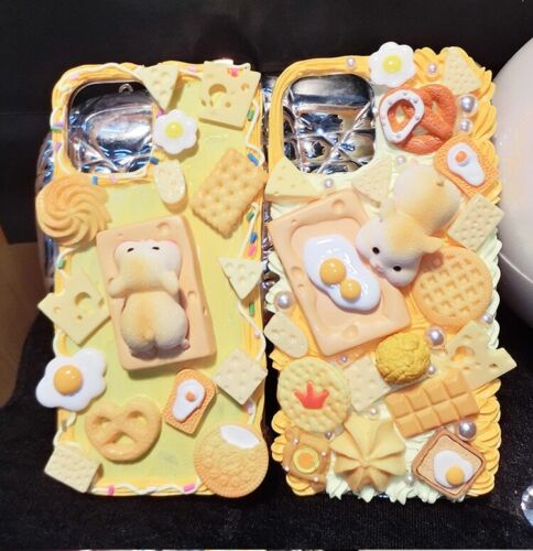 Cute Kawaii Hamster DIY Decoden Mobile Phone Case Cover Jpop Kpop Fashion Gift - Picture 7 of 17