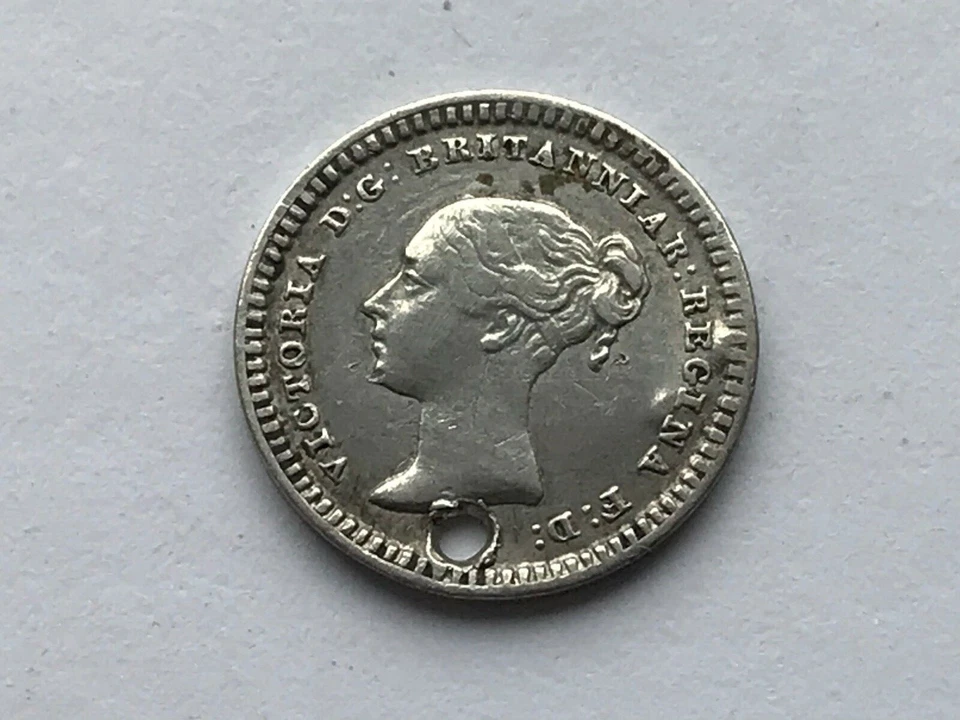 1839 1 1/2 Pence - Victoria Silver 925) 0.71 g ⌀ 12 mm KM# 728, Sp# 3915 - Image 2 of 3