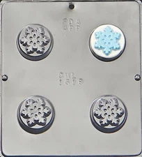 Snowflake Cookie Sandwich Cookie Mold  1618 NEW