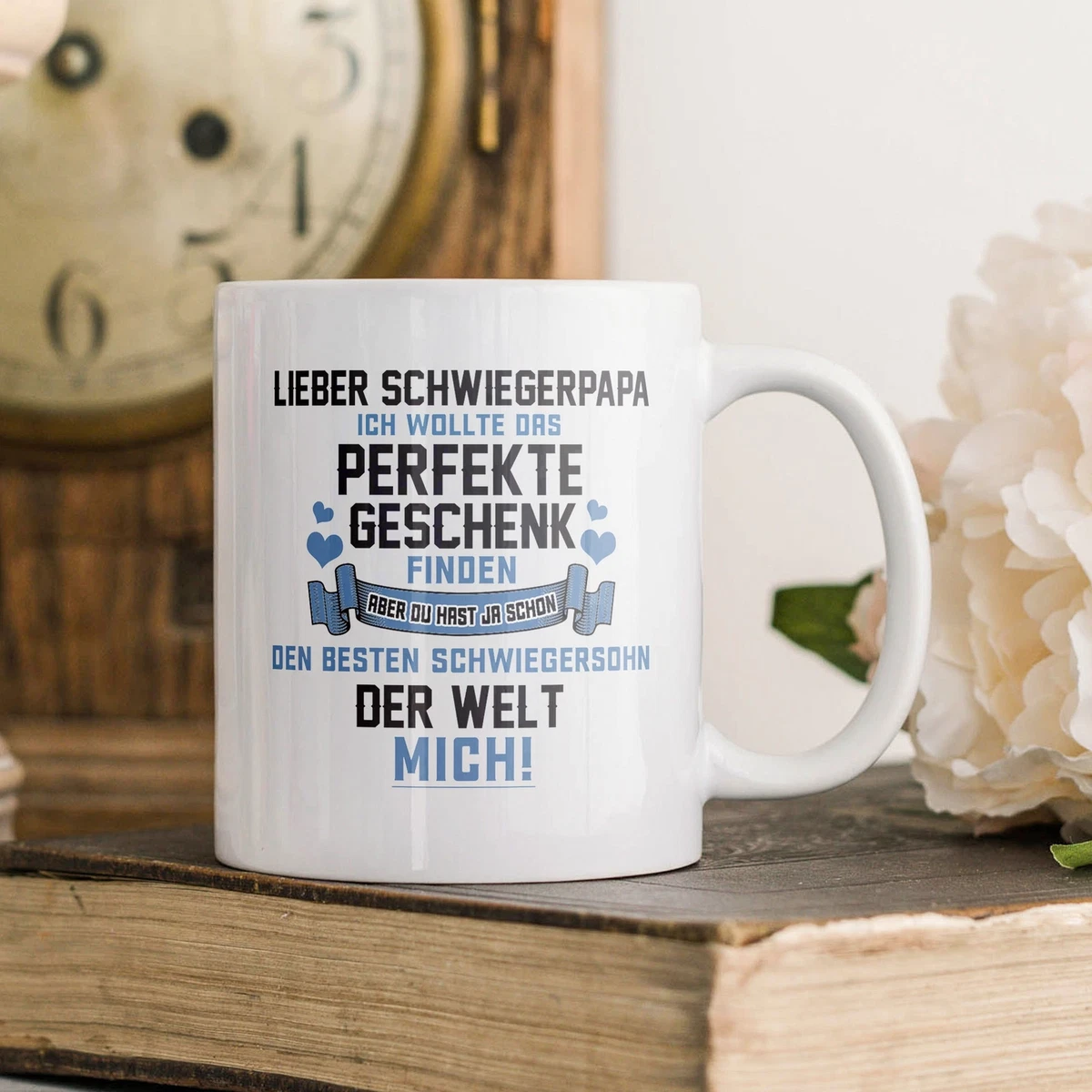 Schwiegerpapa Geschenk v. Schwiegersohn Schwiegervater Tasse Vater der Braut