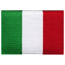 ITALY FLAG PATCH embroidered iron-on ITALIAN EMBLEM ITALIA TOPPA SOUVENIR EMBLEM