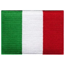 ITALY FLAG PATCH embroidered iron-on ITALIAN EMBLEM ITALIA TOPPA SOUVENIR EMBLEM