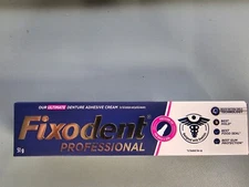3 PACK Fixodent PROFESSIONAL Ultimate Denture Adhesive Cream 1.8 oz