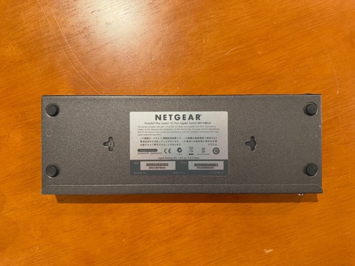 Netgear ProSafe Plus Switch GS116E EV2 16-Port Gigabit Switch GS116Ev2 - Picture 7 of 8