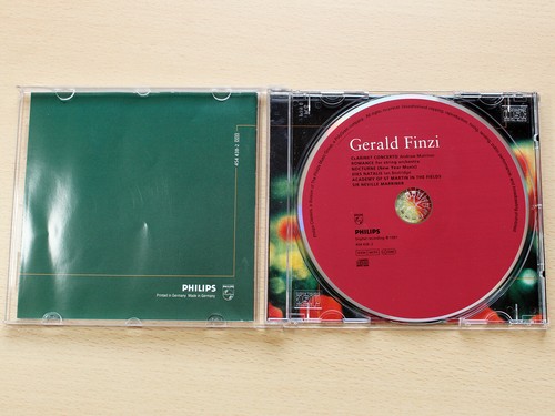 Gerald Finzi/Clarinet Concerto/Dies Natalis/1997 CD Album/Marriner/Bostridge - Imagen 3 de 3
