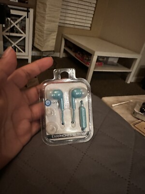 onn. Basic In-Ear Headphone Earbuds - Blue