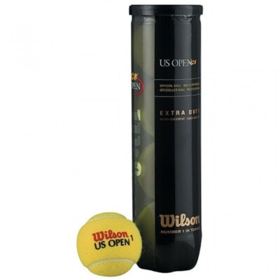 Wilson US Open Extra Duty Tennisball Tube (4 Bälle)