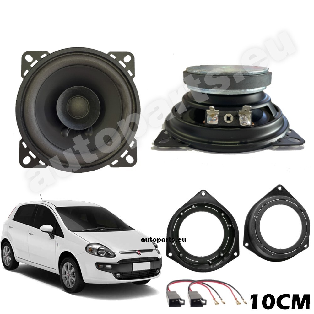 Kit Altoparlanti Completo Per Fiat Grande Punto - Anteriori E Posteriori Con Supporti E Cavi