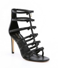 MICHAEL Michael Kors Veronica Caged Strappy Dress Sandals, Multiple Sizes Black