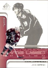 Joe Sakic COLORADO AVALANCHE 2001-02 SP Game Used Base Card #10 Upper Deck