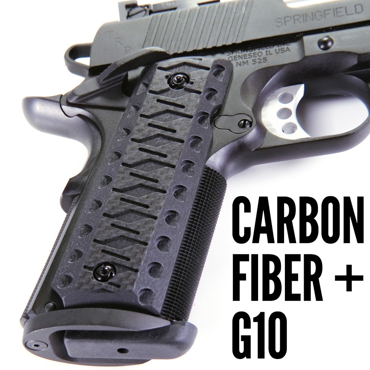 1911 Carbon Fiber G10 Katana Style KTactical Awesome Grip