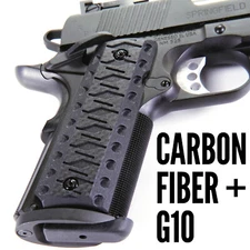 1911 Carbon Fiber G10 Katana Style KTactical Awesome Grip Ambidextrous Safety