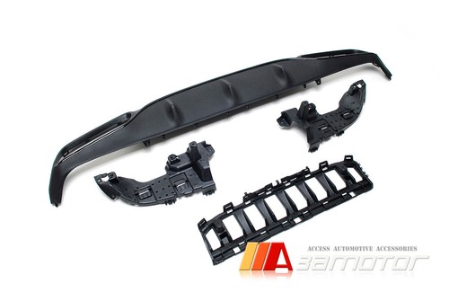 Rear Bumper Diffuser Set fit for Mercedes 2015-2019 C205 A205 C-Class Coupe AMG - Picture 2 of 3
