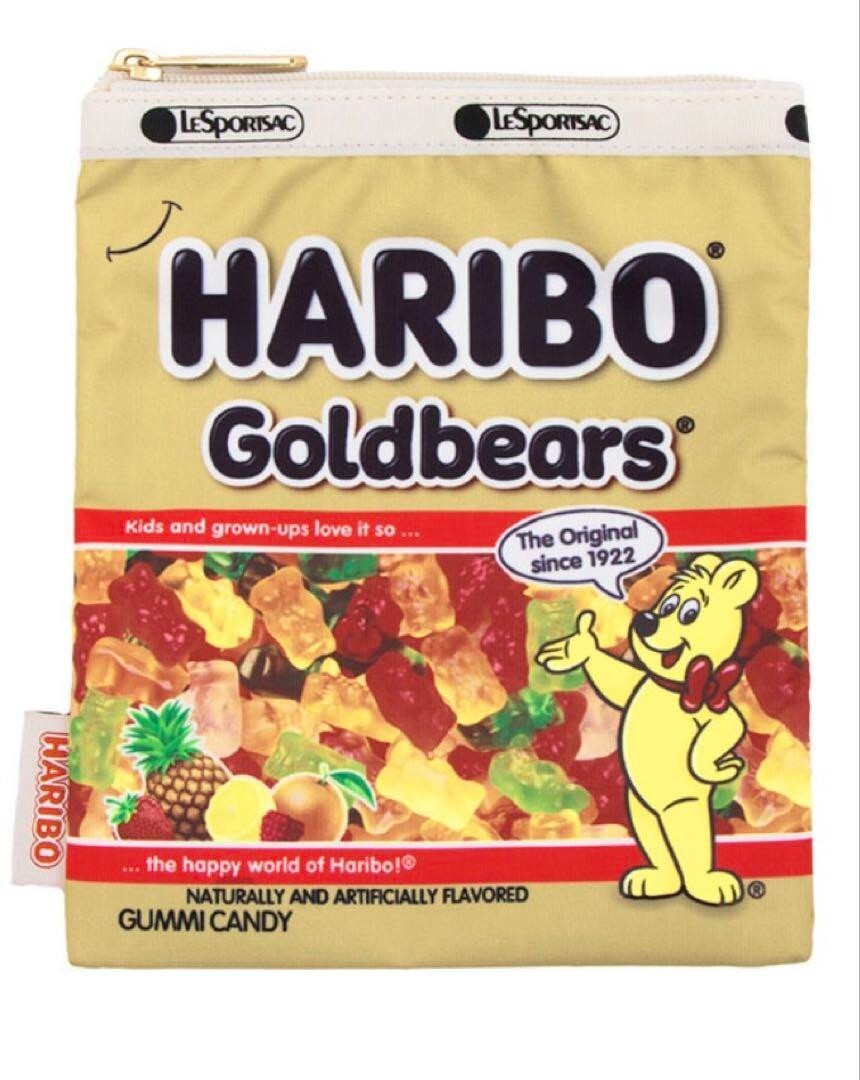 ■LeSportsac■×HARIBO PHONECROSSBODY ハリボーゴールドベアー LeSportsac × HARIBO Goldbears & Happy Cola set of 2 Zip