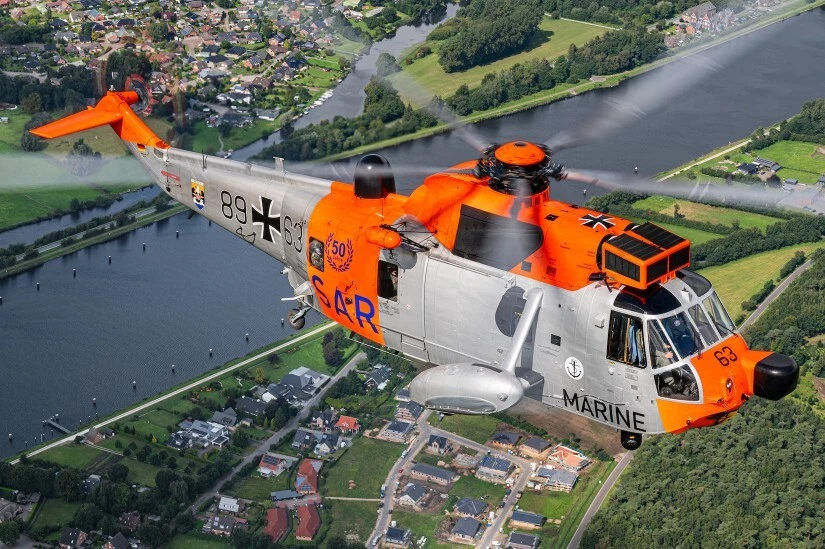Decal 508 Sikorsky S-61 Sea King Mk41 Bundeswehr Marine 50 Jahre SAR 89+63 - Bild 2 von 2