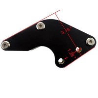 Dirt Pit Bike Chain Guard Guide Slide Tensioner For Honda Yamaha Suzuki Kawasaki Dirt Pit Bike Chain Guard Guide Slide Tensioner For Honda Yamaha Suzuki Kawasaki