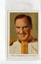 (Jd3529) SALEM,FILM STARS,HANS ADALBERT VON SCHLETTOW,1930,#39